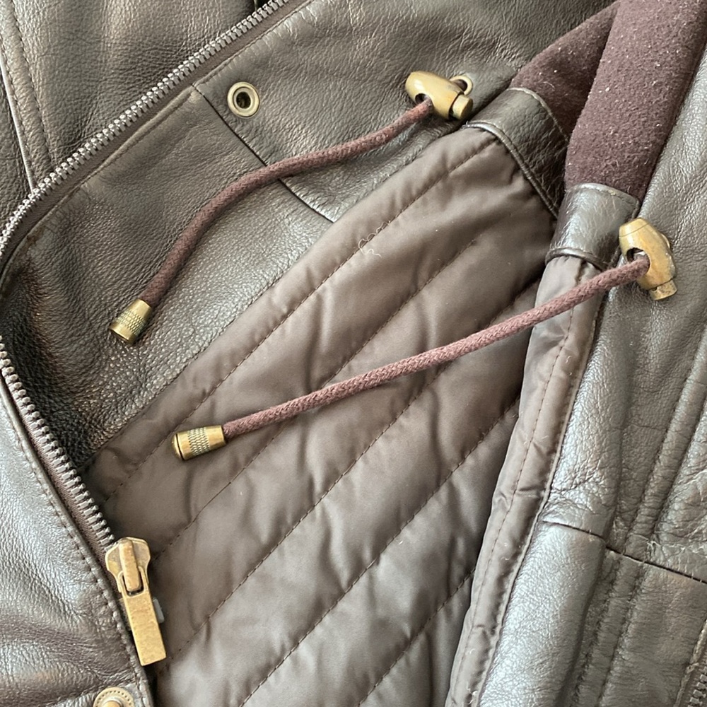 MEMBERS ONLY vintage leather coat 🔥 - Picture 5 of 16